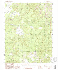 House Park Butte 1985 topographic map thumbnail