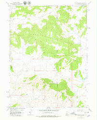 Hoy Mountain 1967 topographic map thumbnail