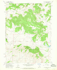 Hoy Mountain 1967 topographic map thumbnail