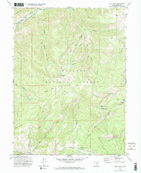 Hoyt Peak 1972 topographic map thumbnail