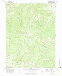 Hoyt Peak 1972 topographic map thumbnail