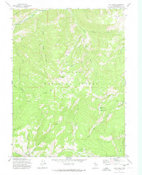 Hoyt Peak 1972 topographic map thumbnail