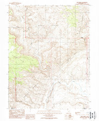 Hunt Draw 1988 topographic map thumbnail