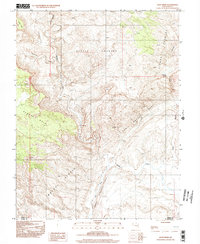 Hunt Draw 1996 topographic map thumbnail