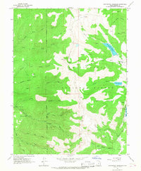 Huntington Reservoir 1965 topographic map thumbnail