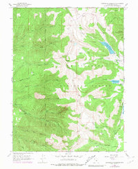 Huntington Reservoir 1965 topographic map thumbnail