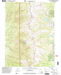 Huntington Reservoir 2001 topographic map thumbnail