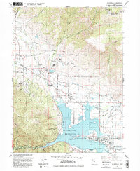 Huntsville 1991 topographic map thumbnail