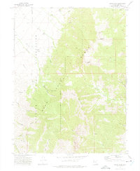 Ibapah Peak 1972 topographic map thumbnail