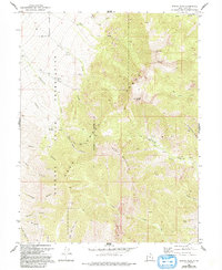 Ibapah Peak 1972 topographic map thumbnail