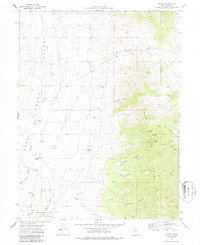 Ibapah 1973 topographic map thumbnail