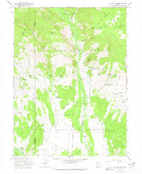 Ice Cave Peak 1965 topographic map thumbnail