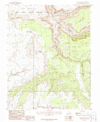 Indian Head Pass 1987 topographic map thumbnail