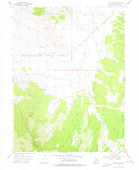 Indian Peaks 1955 topographic map thumbnail