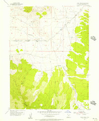 Indian Peaks 1955 topographic map thumbnail