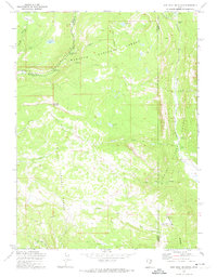 Iron Mine Mountain 1972 topographic map thumbnail