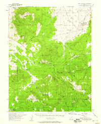 Iron Mountain 1950 topographic map thumbnail