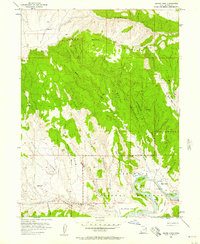 Island Park 1955 topographic map thumbnail