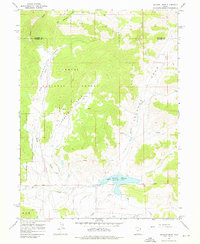 Jackson Draw 1967 topographic map thumbnail