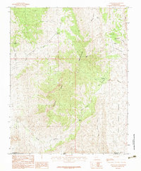 Jarvis Peak 1983 topographic map thumbnail