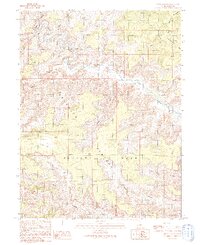 Jenny Canyon 1991 topographic map thumbnail