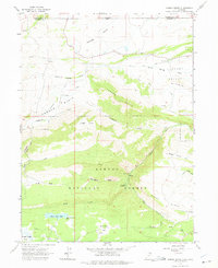 Jessen Butte 1963 topographic map thumbnail
