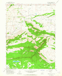 Jessen Butte 1963 topographic map thumbnail