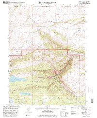 Jessen Butte 1996 topographic map thumbnail