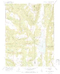 Joes Valley Reservoir 1966 topographic map thumbnail