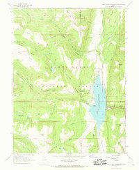 Joes Valley Reservoir 1966 topographic map thumbnail