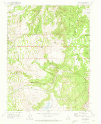 Johns Peak 1968 topographic map thumbnail