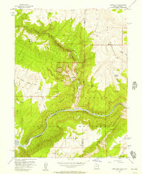 Jones Hole 1955 topographic map thumbnail