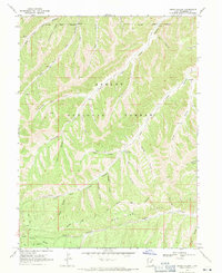 Jones Hollow 1968 topographic map thumbnail