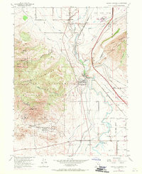 Jones Narrows 1951 topographic map thumbnail