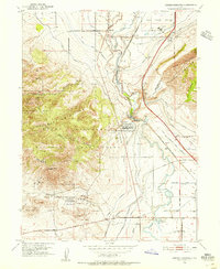 Jordan Narrows 1951 topographic map thumbnail