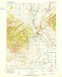 Jordan Narrows 1951 topographic map thumbnail