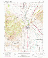 Jordan Narrows 1951 topographic map thumbnail