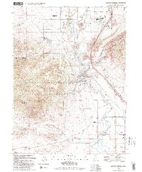 Jordan Narrows 1993 topographic map thumbnail