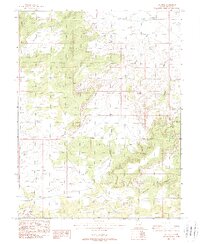Jug Rock 1988 topographic map thumbnail