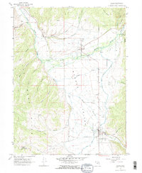 Kamas 1967 topographic map preview