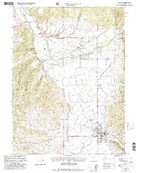 Kamas 1998 topographic map thumbnail