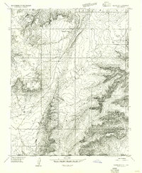 Kanab SW 1954 topographic map thumbnail