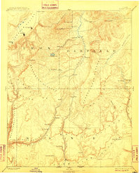 Kanab 1886 topographic map preview