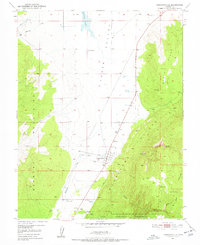 Kanarraville 1950 topographic map thumbnail
