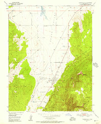 Kanarraville 1950 topographic map thumbnail