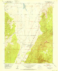 Kanarraville 1951 topographic map thumbnail