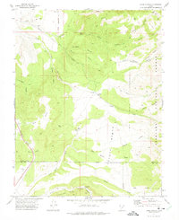 Kane Canyon 1971 topographic map thumbnail