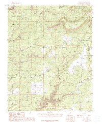 Kane Gulch 1985 topographic map thumbnail