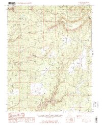 Kane Gulch 1985 topographic map thumbnail