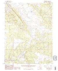 Kane Springs 1987 topographic map thumbnail